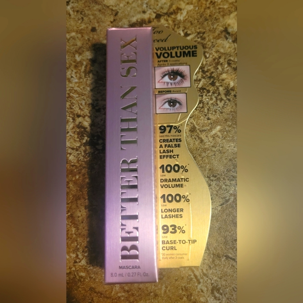 Too Faced Better Than Sex Volumizing Mascara - NWT